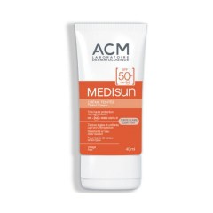 Cremă colorată pentru protectie solara cu SPF 50+ Light Tint Medisun, 40 ml, Acm